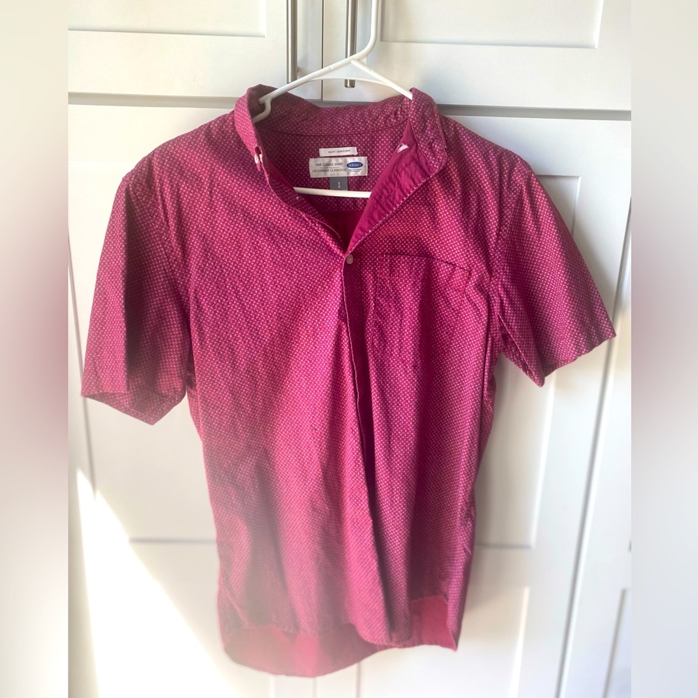 Old Navy Men’s “the Classic Shirt” Short Sleeve Button Down